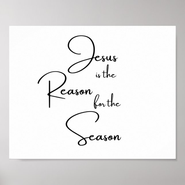 Jesus is the Reason for the Season Poster (Front)