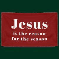 Jesus is the Reason for the Season Red Christmas
