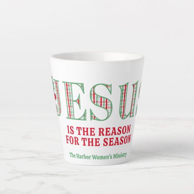 Jesus Is The Reason Latte Mug (Front)