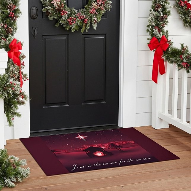 Jesus is the reason Nativity Doormat (Creator Uploaded)