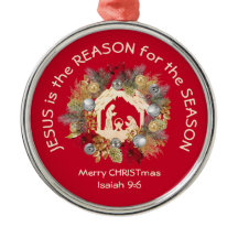 JESUS IS THE REASON Red Christmas 