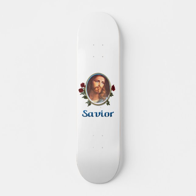 Jesus is the saviour skateboard (Front)