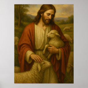 Jesus Is the Shephard #4™ LDS Wall Art Poster