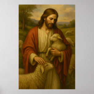 Jesus Is the Shephard #4™ LDS Wall Art Poster