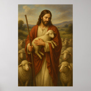 Jesus Is the Shephard #5™ LDS Wall Art Poster