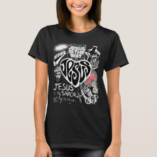 Jesus Is The Way Christian Bible Verse God Faith W T-Shirt