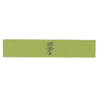 Jesus is the way, the truth, and the life! Green Medium Table Runner