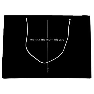 Jesus is the way, the truth and the life john 14V6 Large Gift Bag