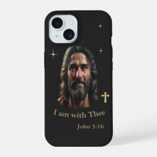 Jesus is with thee iPhone 15 case