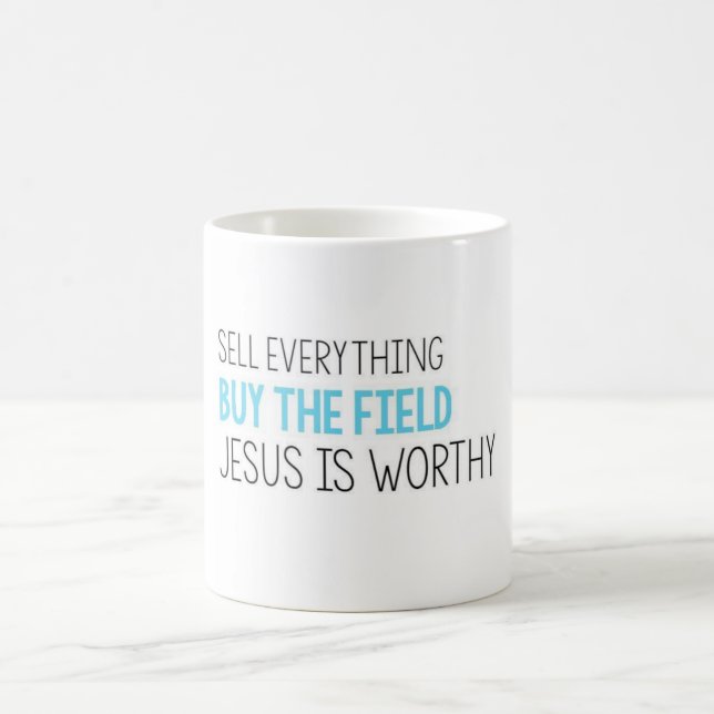 Jesus is Worthy Coffee Mug (Center)