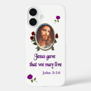 Jesus John 3:16 iPhone 16 Case