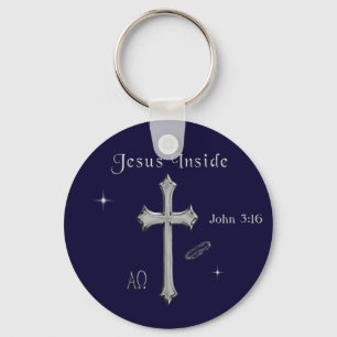Jesus John 3:16 Key Ring