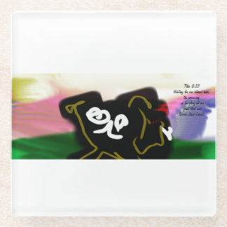 jesus  joy glass coaster