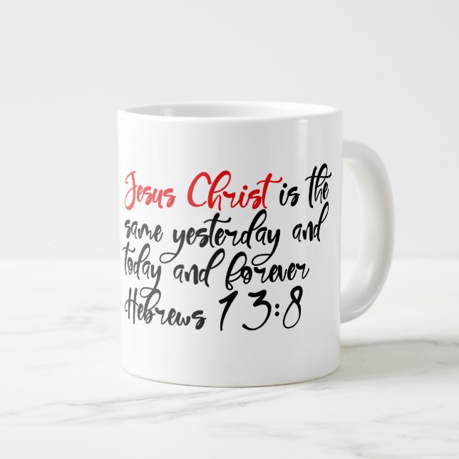 Jesus - Jumbo Mug (Front Right)