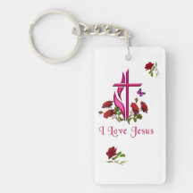 Jesus  key ring