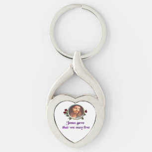 Jesus key ring