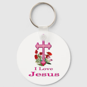 Jesus key ring