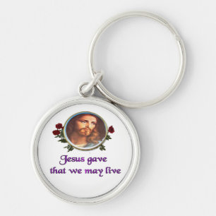 Jesus key ring