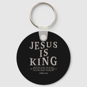 Jesus King Christian Men Youth God Good Son Brothe Key Ring