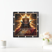 Jesus King Crown Sovereign Glory Sunburst