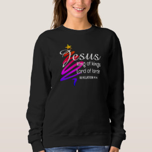 JESUS KING OF KINGS Christian Christmas Sweatshirt