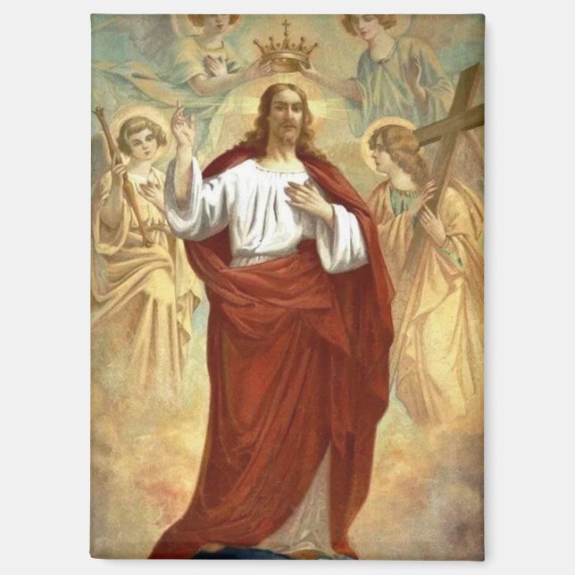 Jesus, King of the World Magnet (Front)