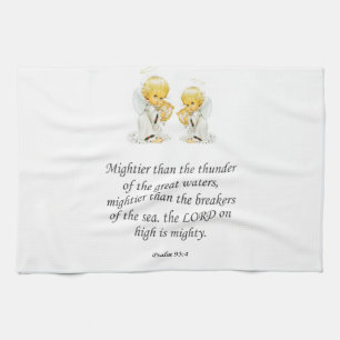 Jesus kitchen hand towel Psalm 93:4