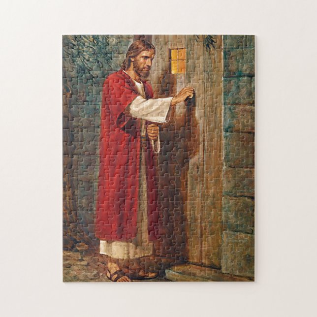 Jesus knocks On The Door Jigsaw Puzzle (Vertical)