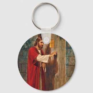 Jesus Knocks On The Door Key Ring