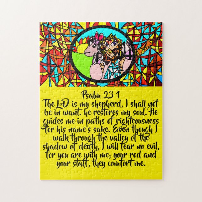 Jesus Lamb Jigsaw Puzzle (Vertical)