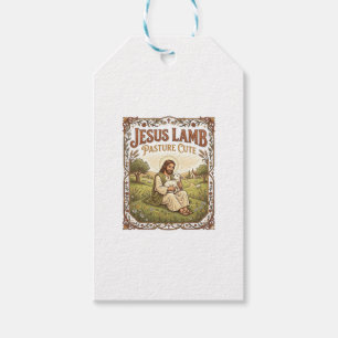 Jesus Lamb Pasture Cute Jesus Lamb Pasture Cute Ch Gift Tags