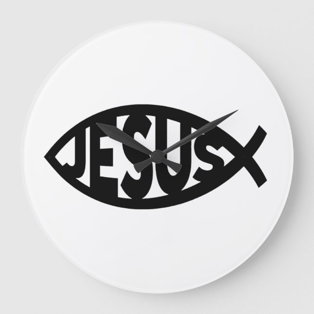 Jesus Large Clock (Front)