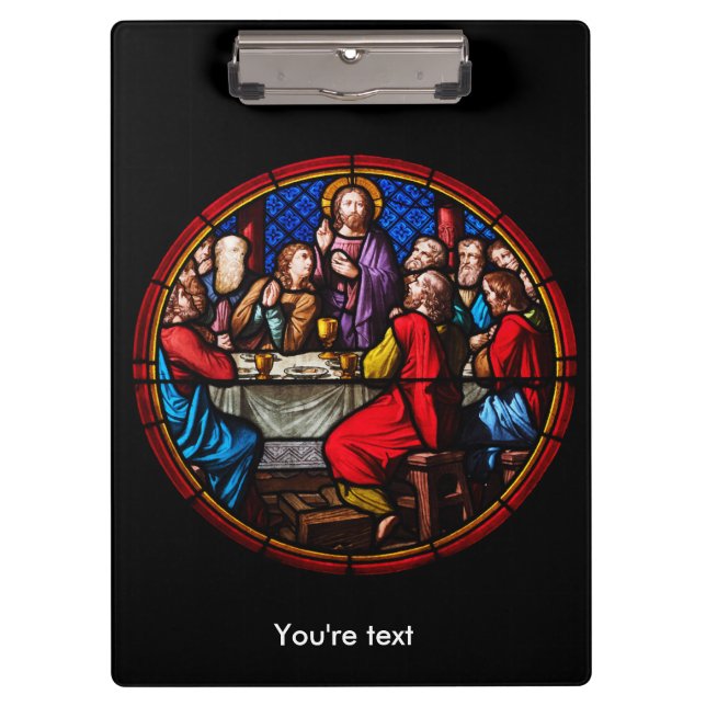 Jesus last meal with his disciples clipboard (Front)