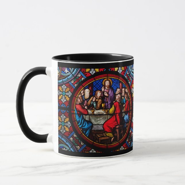 Jesus last meal with his disciples mug (Left)