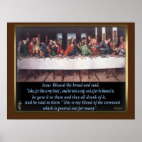 Jesus last supper canvas painting