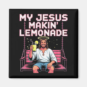 Jesus Lemonade Funny Christian Meme  Magnet