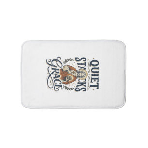 Jesus Librarian Graphic Tee Christian Art_1 Bath Mat