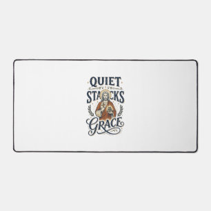 Jesus Librarian Graphic Tee Christian Art_1 Desk Mat