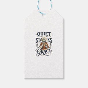 Jesus Librarian Graphic Tee Christian Art_1 Gift Tags