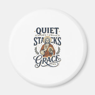 Jesus Librarian Graphic Tee Christian Art_1 Magnet