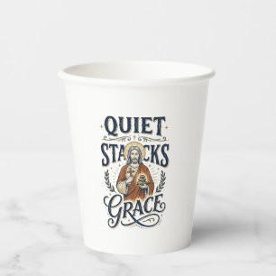 Jesus Librarian Graphic Tee Christian Art_1 Paper Cups
