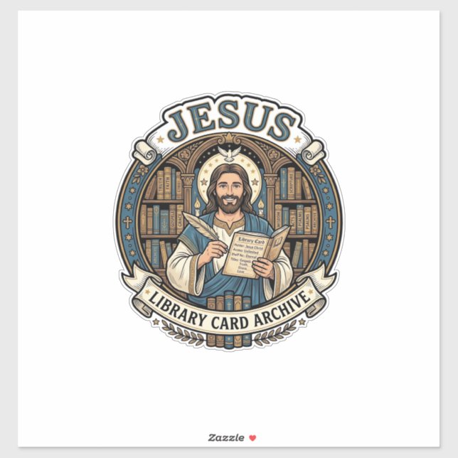 Jesus Library Card Archive Jesus Library Card Arch (Sheet)