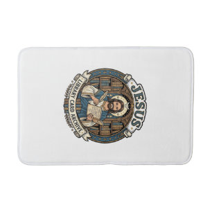 Jesus Library Card Archive Jesus Library Card Arch Bath Mat