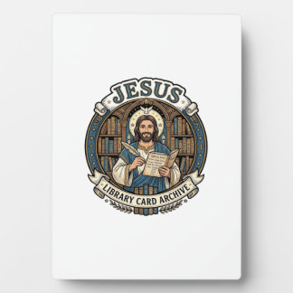 Jesus Library Card Archive Jesus Library Card Arch Plaque