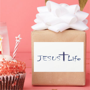 JESUS Life Blue Stickers 20 per sheet