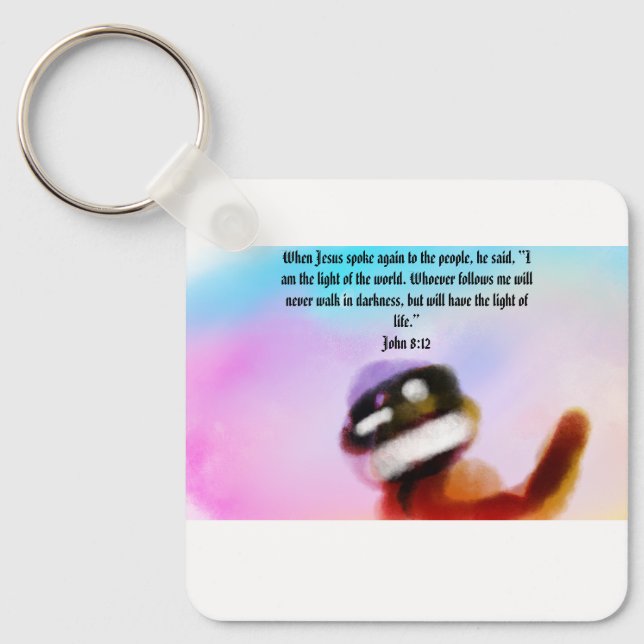 jesus light  key ring (Front)