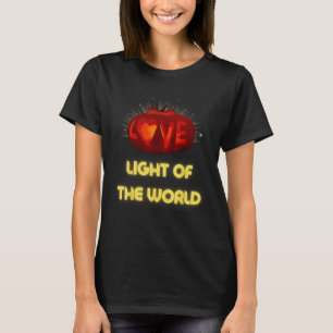 Jesus Light of The World Pumpkin Halloween T-Shirt