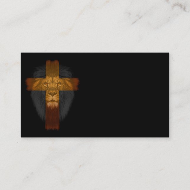 Jesus Lion of Judah Business Card (Front)