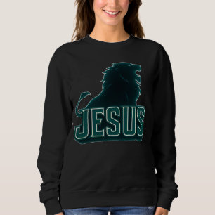 Jesus Lion of Judah football colours Sweatshirt