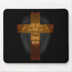 Jesus Lion of Judah Mousepad